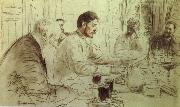 Ilya Repin, Repin-s  pencil sketch